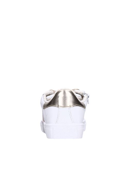 Sneakers in pelle MONNALISA | 8CD004 4F01BIANCO-PLATINO